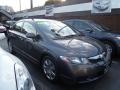 2011 Polished Metal Metallic Honda Civic LX Sedan  photo #5