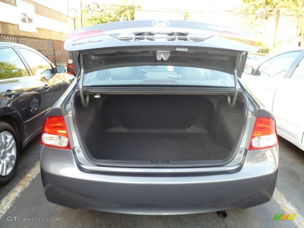 2011 Civic LX Sedan - Polished Metal Metallic / Gray photo #8