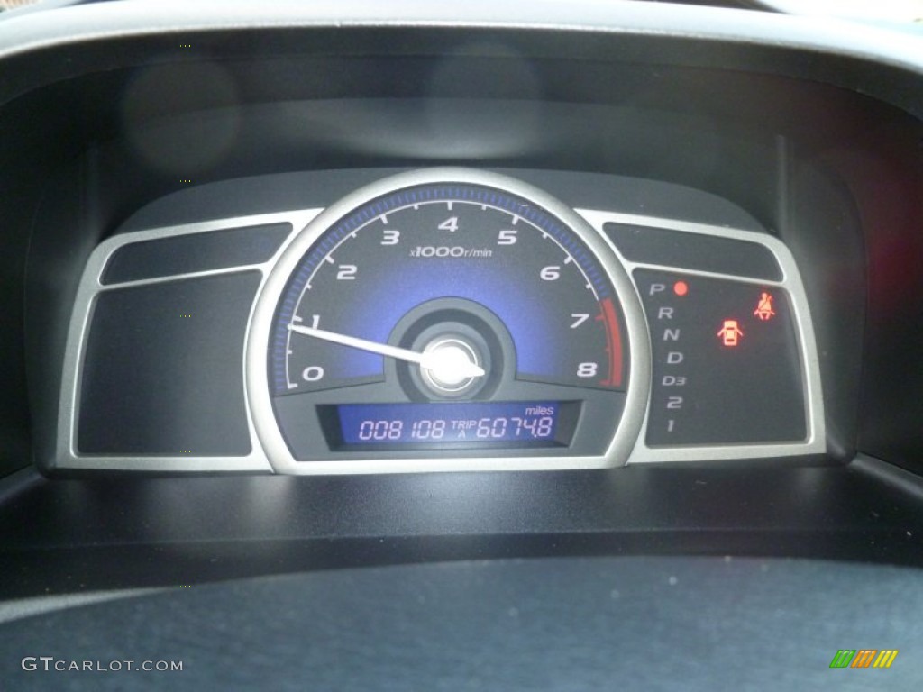 2011 Civic LX Sedan - Polished Metal Metallic / Gray photo #9