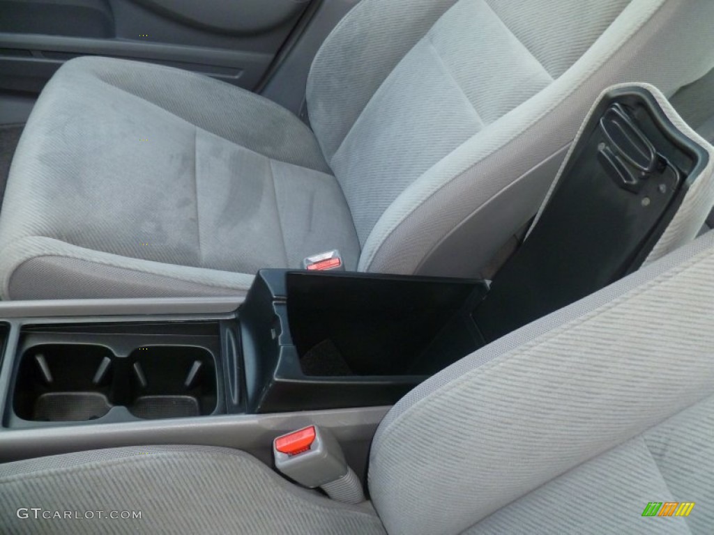 2011 Civic LX Sedan - Polished Metal Metallic / Gray photo #16