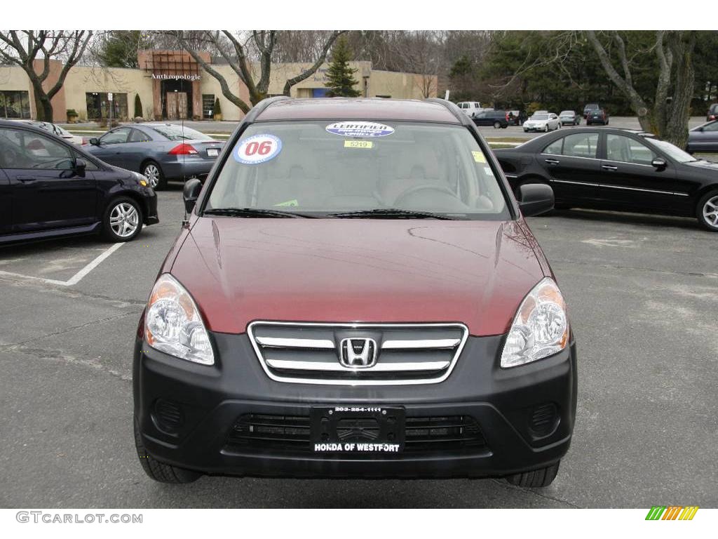 2006 CR-V LX 4WD - Redondo Red Pearl / Ivory photo #2