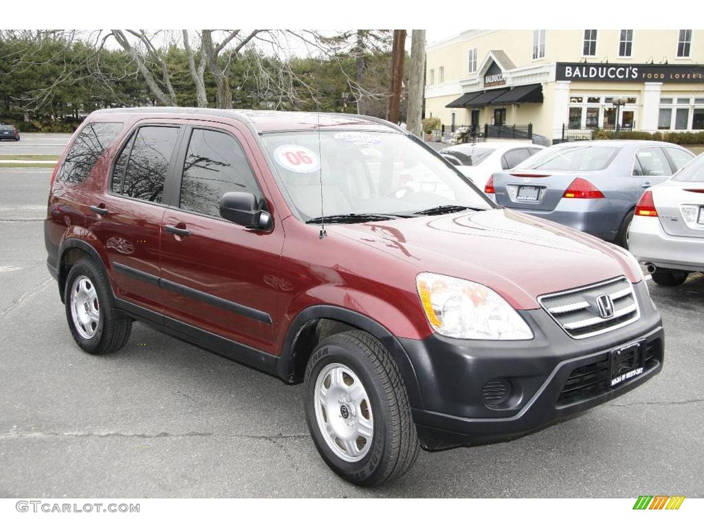 2006 CR-V LX 4WD - Redondo Red Pearl / Ivory photo #3