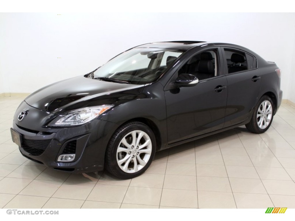 Black Mica 2010 Mazda MAZDA3 s Grand Touring 4 Door Exterior Photo #67621185