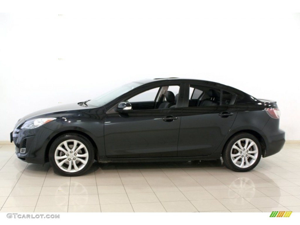 Black Mica 2010 Mazda MAZDA3 s Grand Touring 4 Door Exterior Photo #67621194