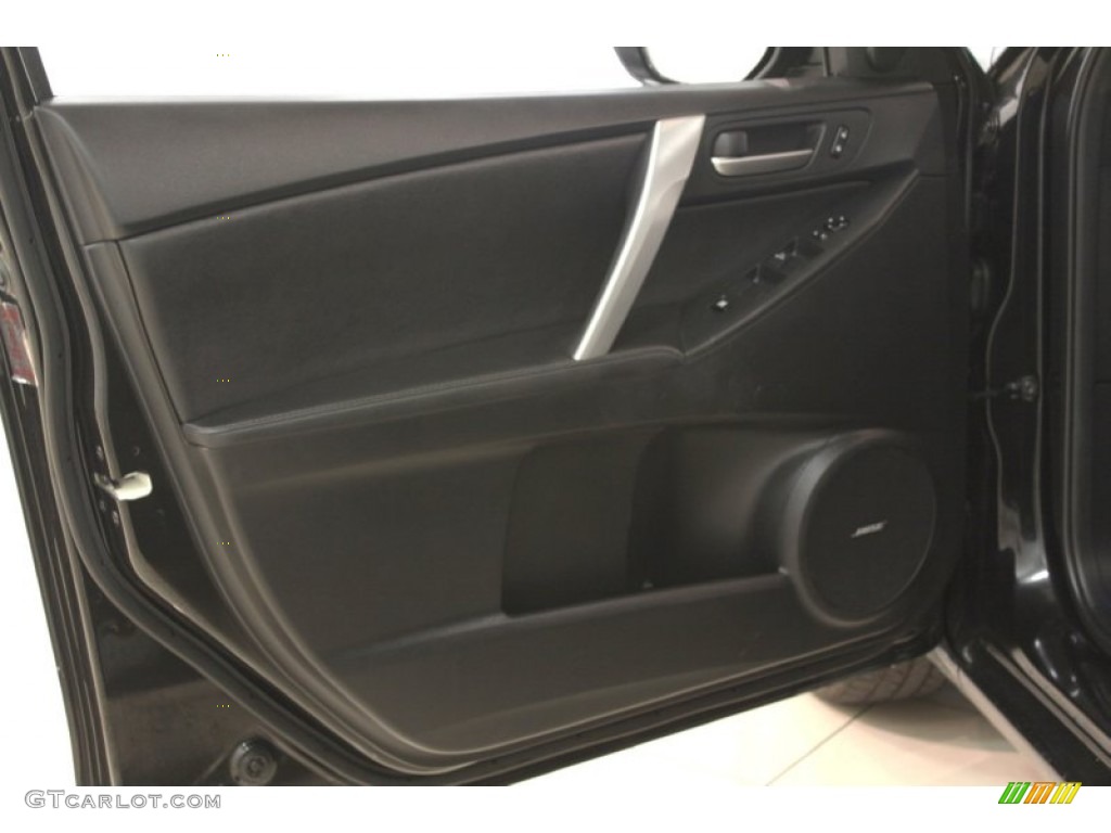 2010 Mazda MAZDA3 s Grand Touring 4 Door Black Door Panel Photo #67621197