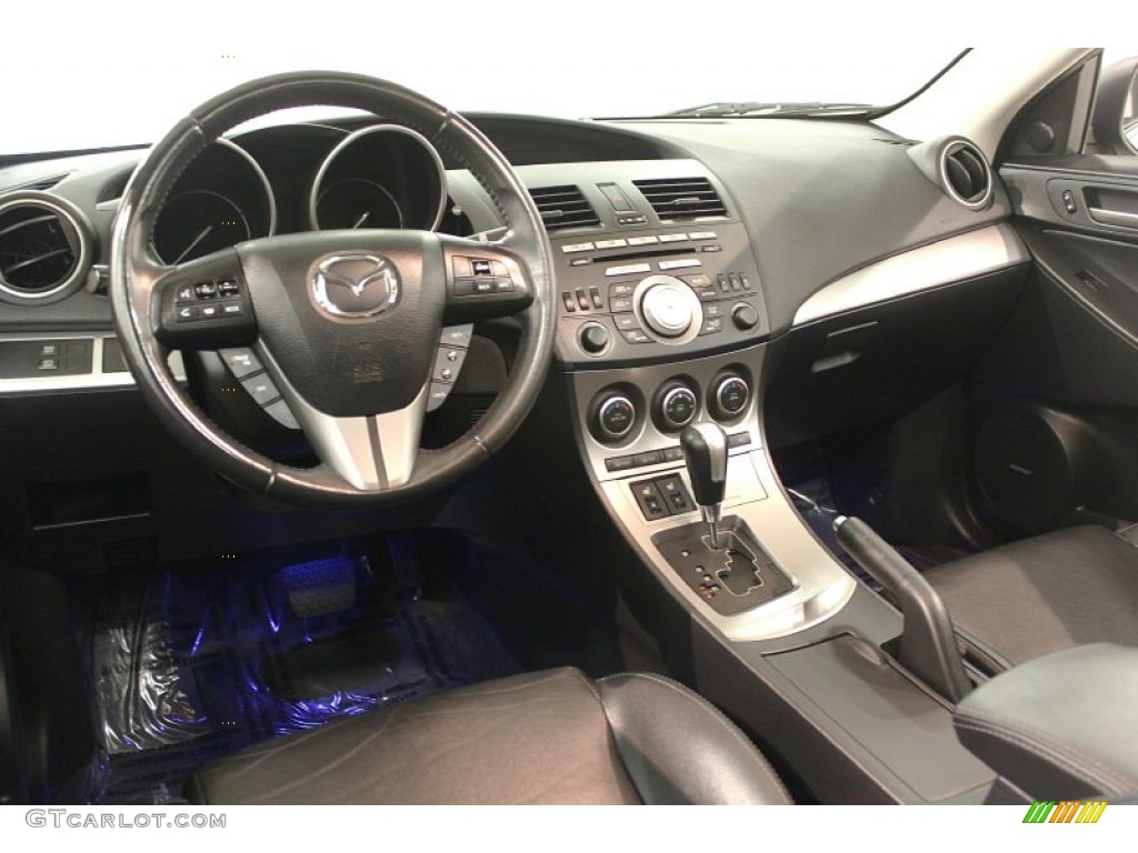 Black Interior 2010 Mazda MAZDA3 s Grand Touring 4 Door Photo #67621224