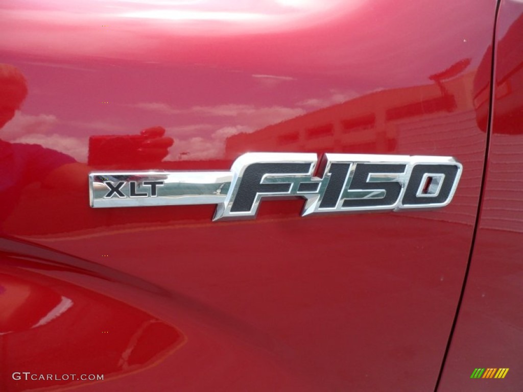 2012 F150 XLT SuperCrew - Red Candy Metallic / Steel Gray photo #12