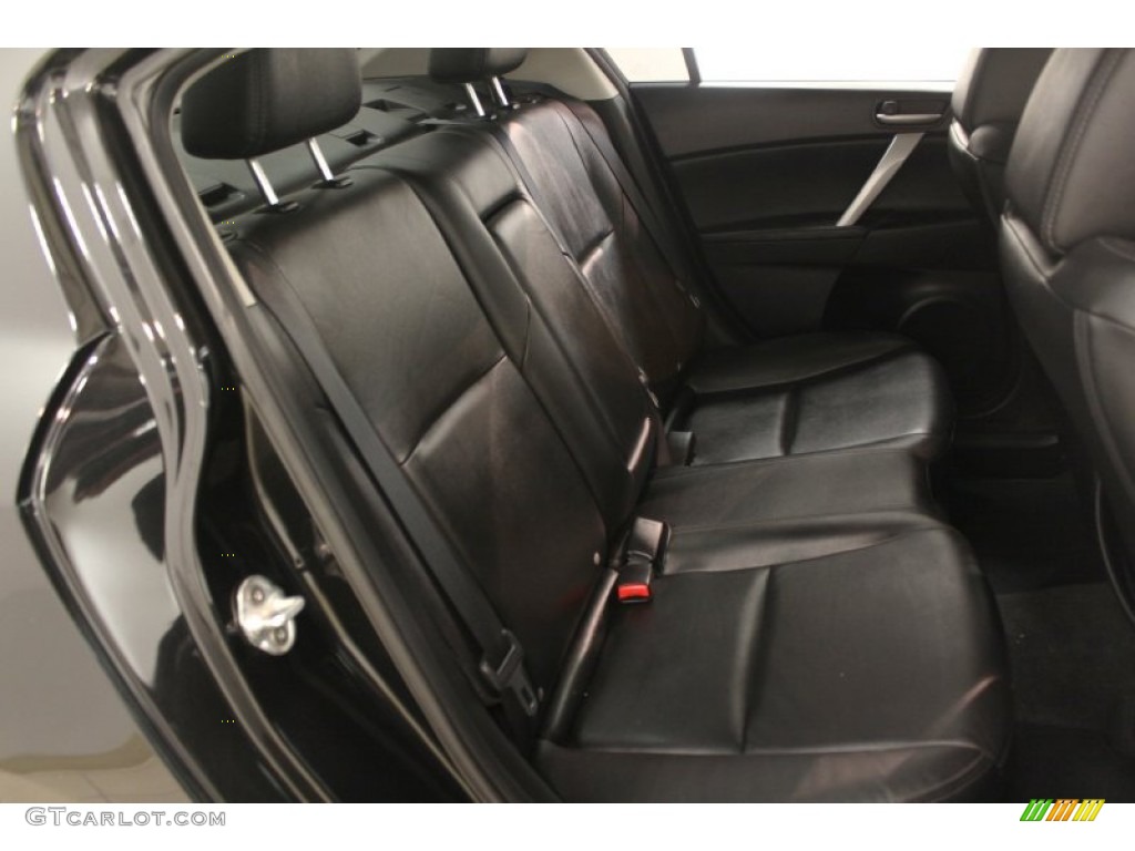 Black Interior 2010 Mazda MAZDA3 s Grand Touring 4 Door Photo #67621320