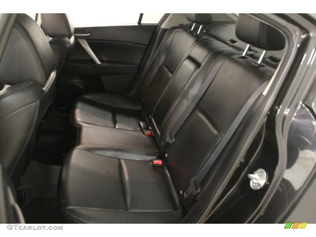 Black Interior 2010 Mazda MAZDA3 s Grand Touring 4 Door Photo #67621326