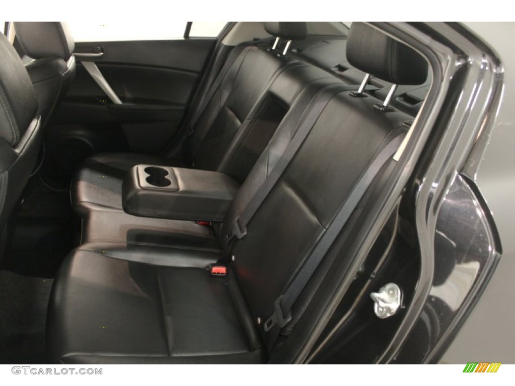 Black Interior 2010 Mazda MAZDA3 s Grand Touring 4 Door Photo #67621335