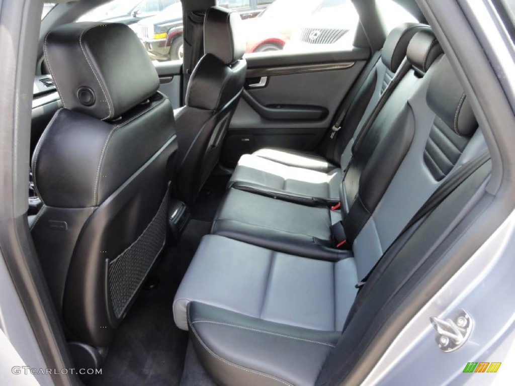 Black/Silver Interior 2006 Audi S4 4.2 quattro Sedan Photo #67621839