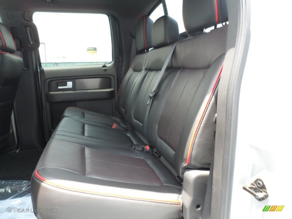 FX Sport Appearance Black/Red Interior 2012 Ford F150 FX4 SuperCrew 4x4 Photo #67621973