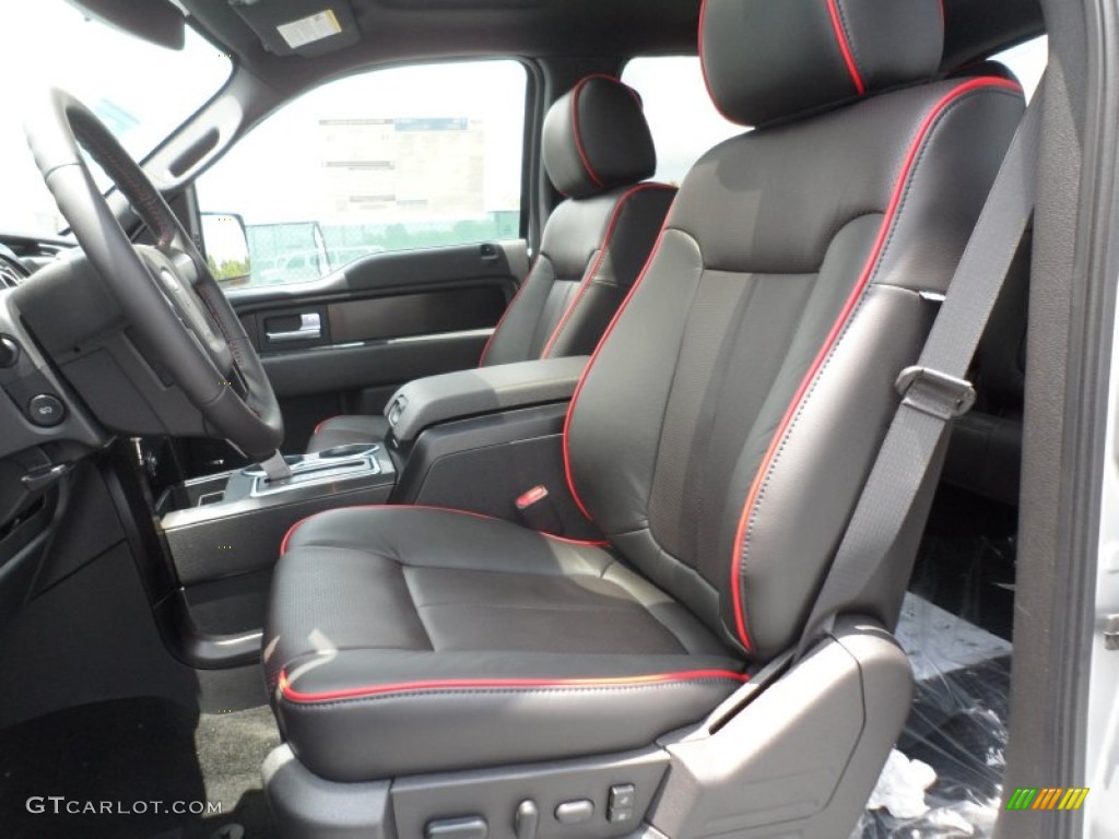FX Sport Appearance Black/Red Interior 2012 Ford F150 FX4 SuperCrew 4x4 Photo #67621998