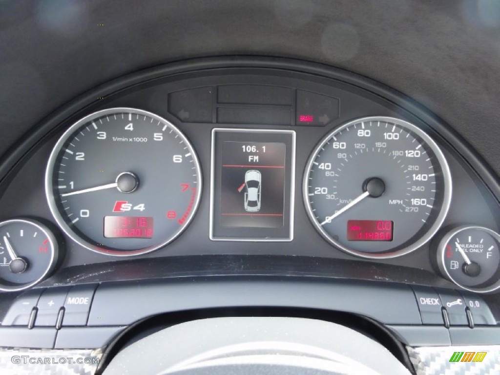 2006 Audi S4 4.2 quattro Sedan Gauges Photo #67622013