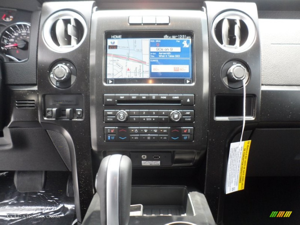 2012 Ford F150 FX4 SuperCrew 4x4 Controls Photo #67622034