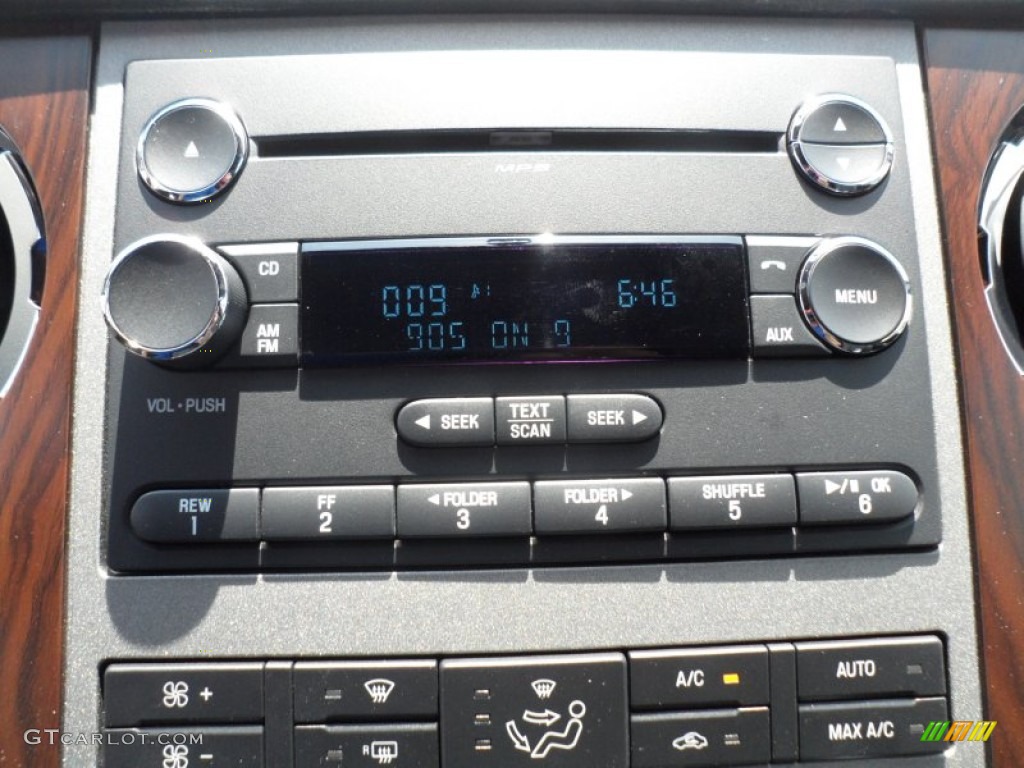 2012 Ford F250 Super Duty Lariat Crew Cab 4x4 Audio System Photo #67622730