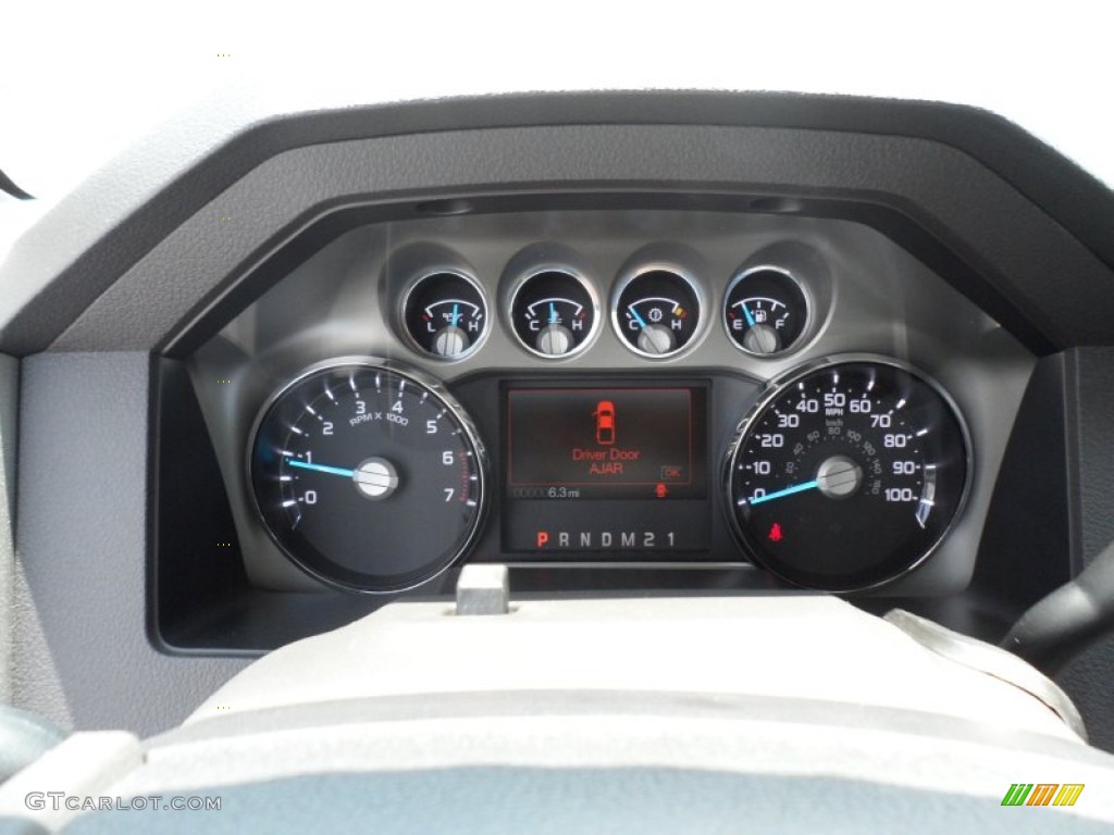 2012 Ford F250 Super Duty Lariat Crew Cab 4x4 Gauges Photo #67622787