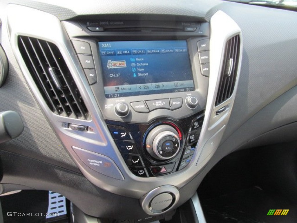 2012 Veloster  - Ultra Black / Gray photo #9