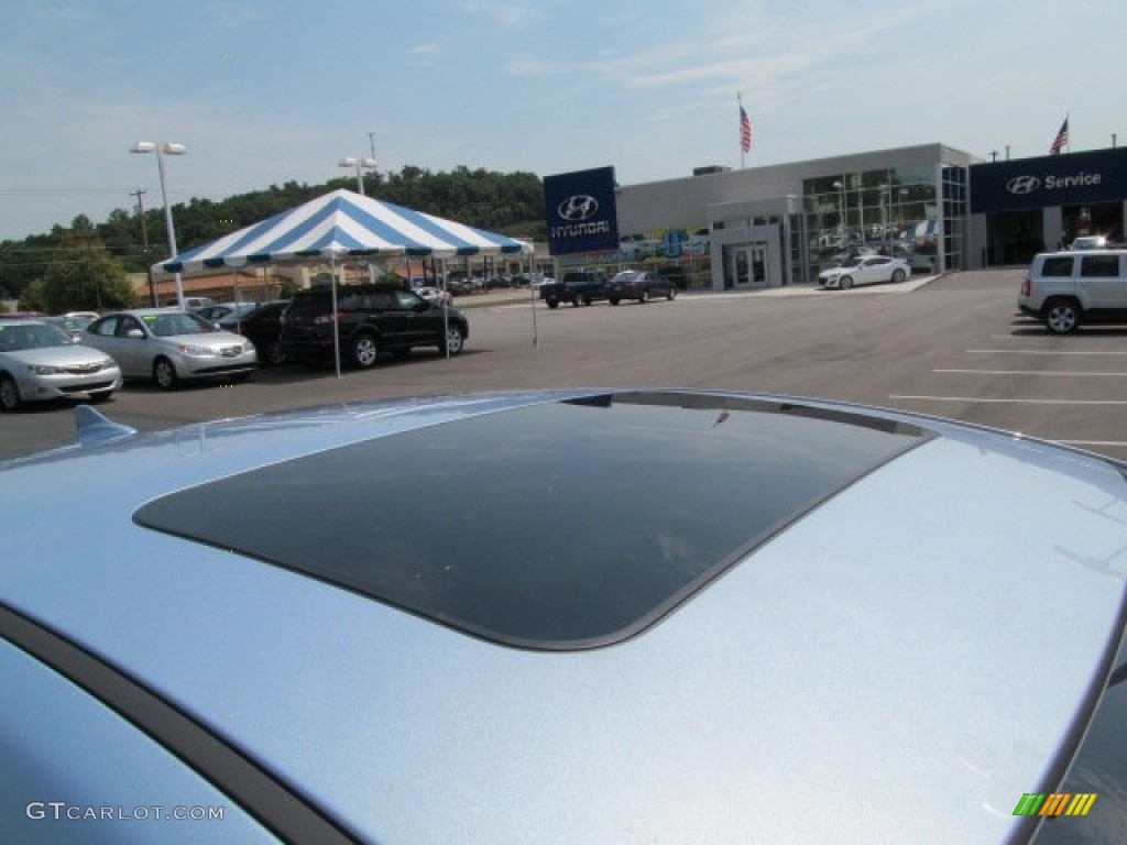 2013 Elantra Limited - Blue Sky Metallic / Beige photo #3