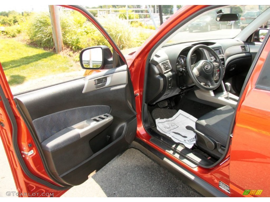 2010 Forester 2.5 X - Paprika Red Pearl / Black photo #14