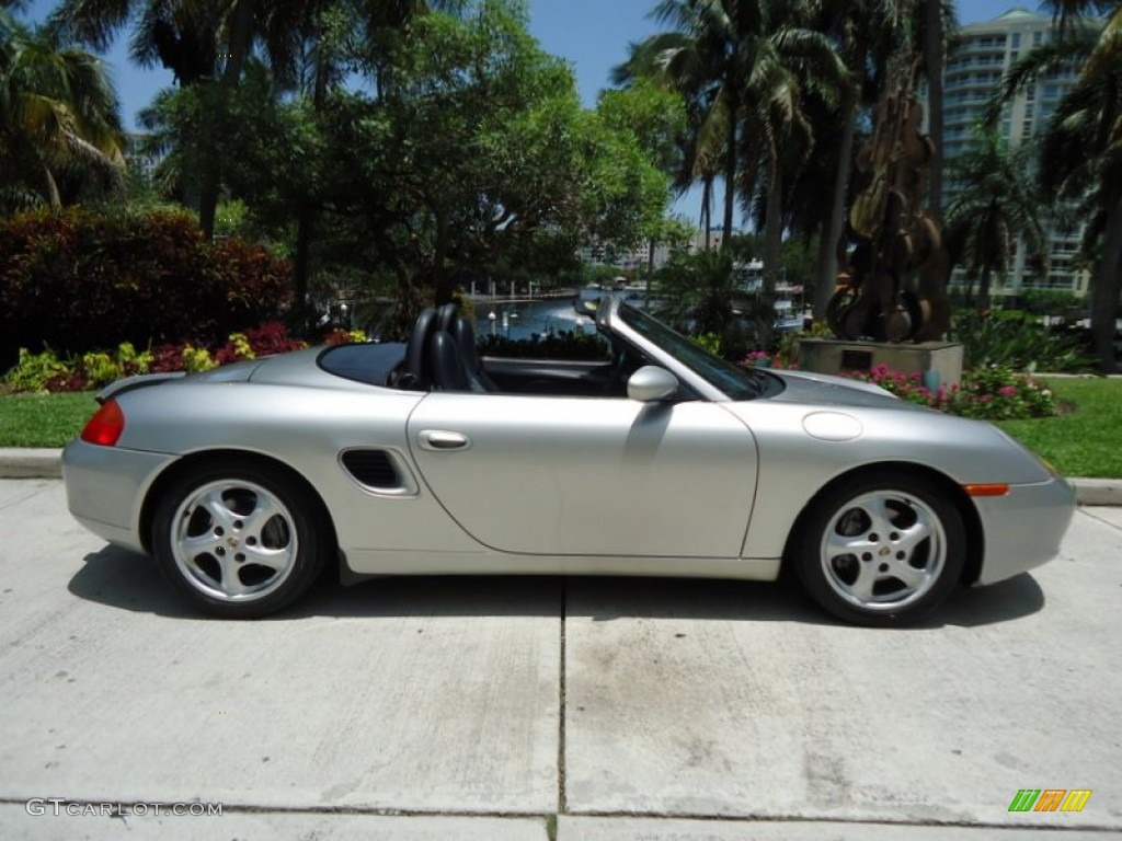 Arctic Silver Metallic 1999 Porsche Boxster Standard Boxster Model Exterior Photo #67625847