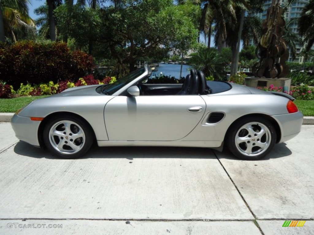 Arctic Silver Metallic 1999 Porsche Boxster Standard Boxster Model Exterior Photo #67625868