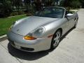 Arctic Silver Metallic 1999 Porsche Boxster Standard Boxster Model Exterior