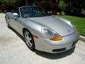 Arctic Silver Metallic 1999 Porsche Boxster Standard Boxster Model Exterior