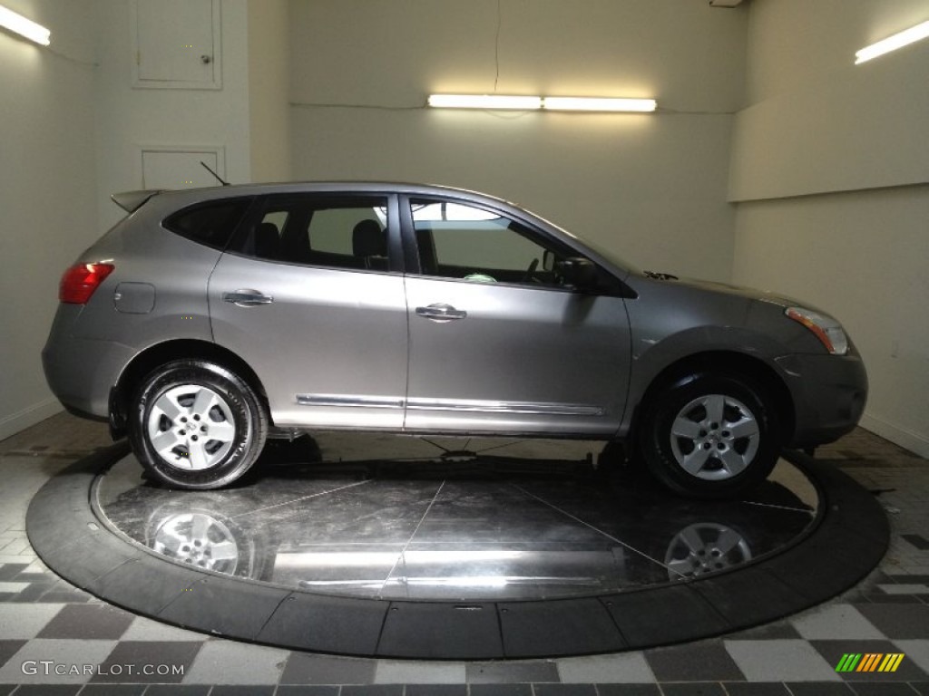 2011 Rogue S AWD - Platinum Graphite / Black photo #3