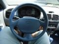 2003 Glacier Blue Metallic Hyundai Accent GL Sedan  photo #15
