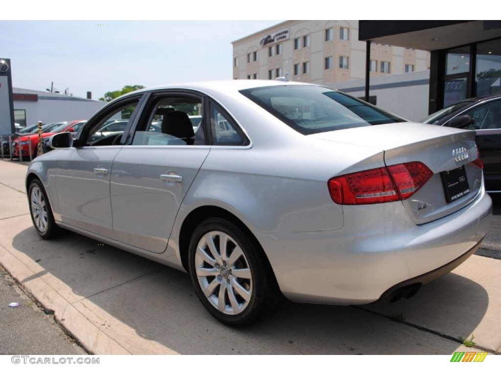 2010 A4 2.0T quattro Sedan - Ice Silver Metallic / Black photo #4