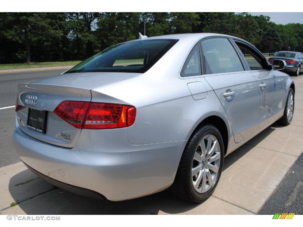 2010 A4 2.0T quattro Sedan - Ice Silver Metallic / Black photo #6