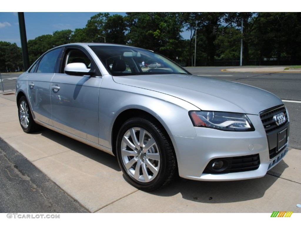 2010 A4 2.0T quattro Sedan - Ice Silver Metallic / Black photo #7