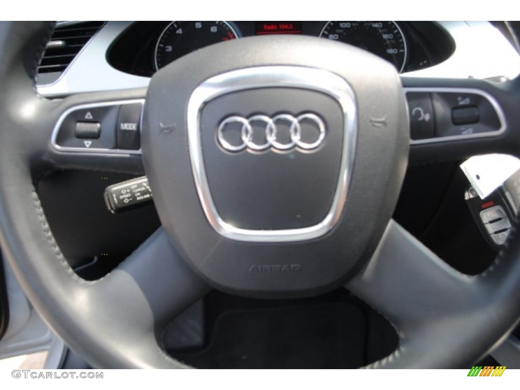2010 A4 2.0T quattro Sedan - Ice Silver Metallic / Black photo #12