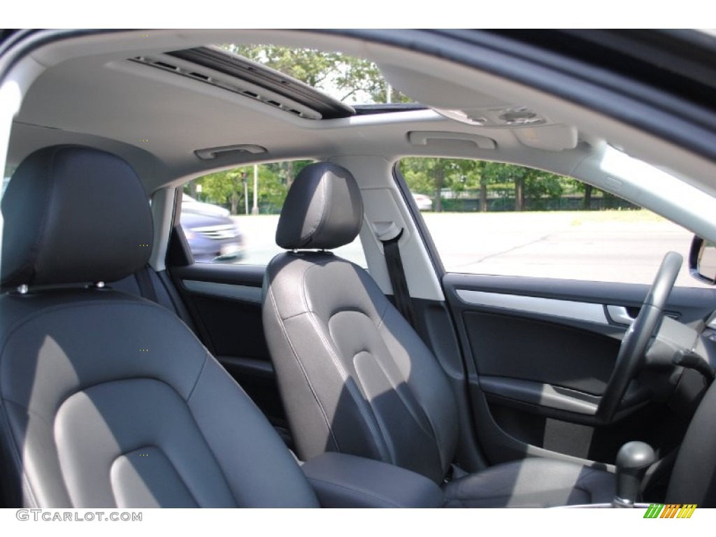 Black Interior 2009 Audi A4 2.0T Premium quattro Sedan Photo #67627434
