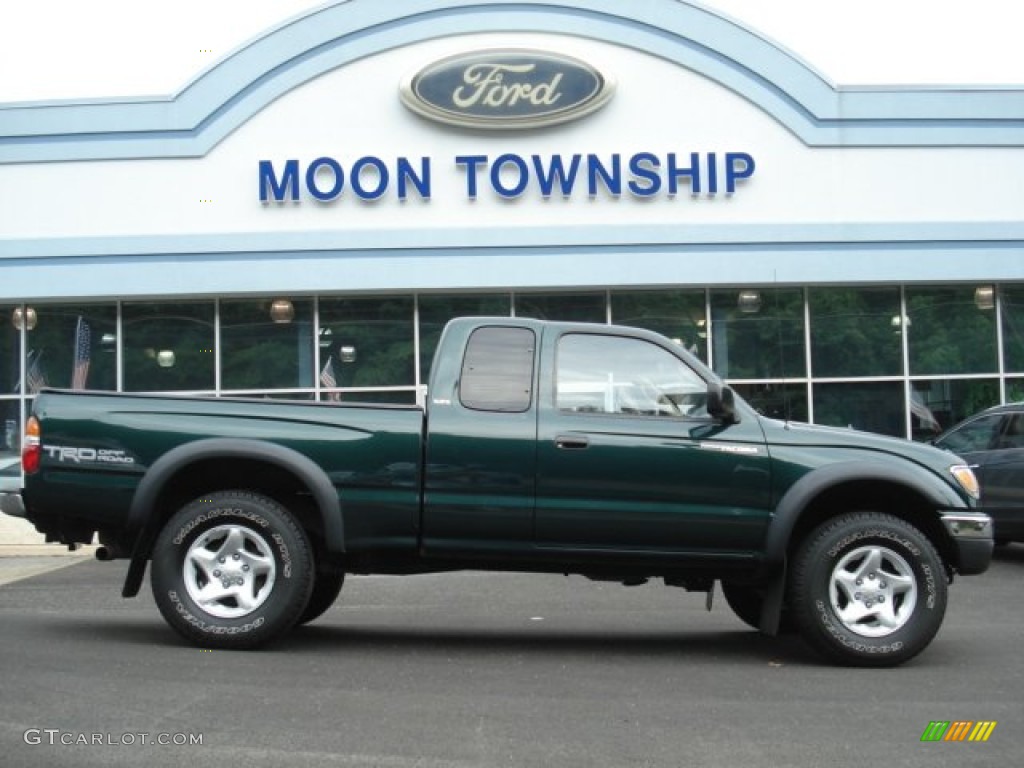 2003 Tacoma V6 TRD Xtracab 4x4 - Imperial Jade Green Mica / Oak photo #1