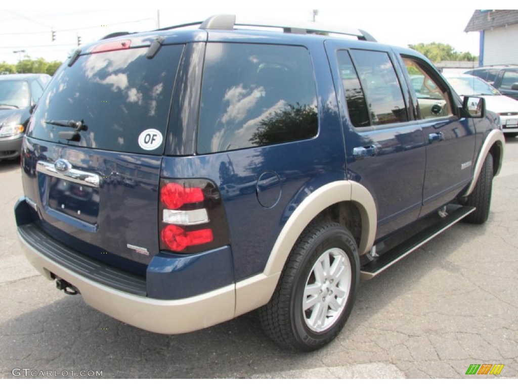 Dark Blue Pearl Metallic 2007 Ford Explorer Eddie Bauer 4x4 Exterior Photo #67628619