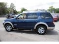 Dark Blue Pearl Metallic 2007 Ford Explorer Eddie Bauer 4x4 Exterior