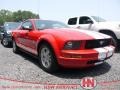2005 Torch Red Ford Mustang V6 Deluxe Coupe  photo #1