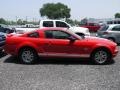 2005 Torch Red Ford Mustang V6 Deluxe Coupe  photo #2