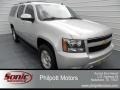 2010 Sheer Silver Metallic Chevrolet Suburban LT 4x4  photo #1