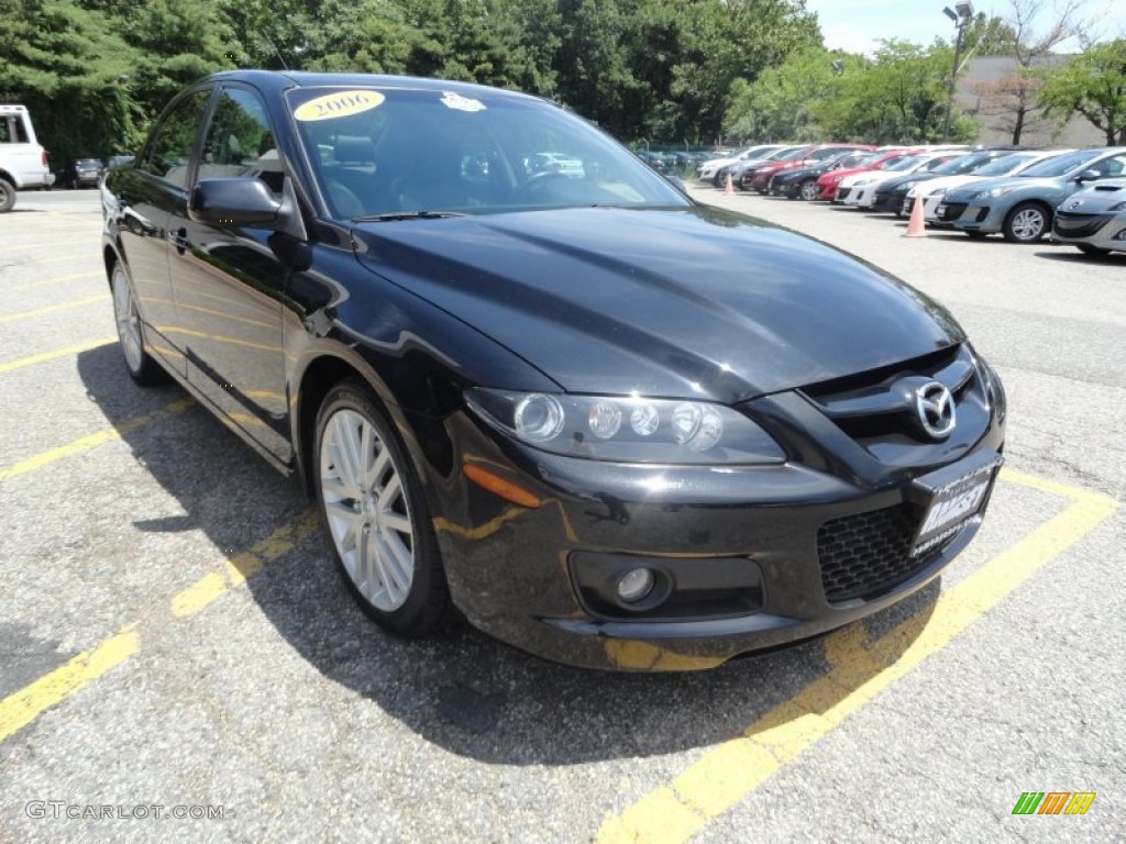 2006 MAZDA6 MAZDASPEED6 Grand Touring - Black Mica / Black photo #3