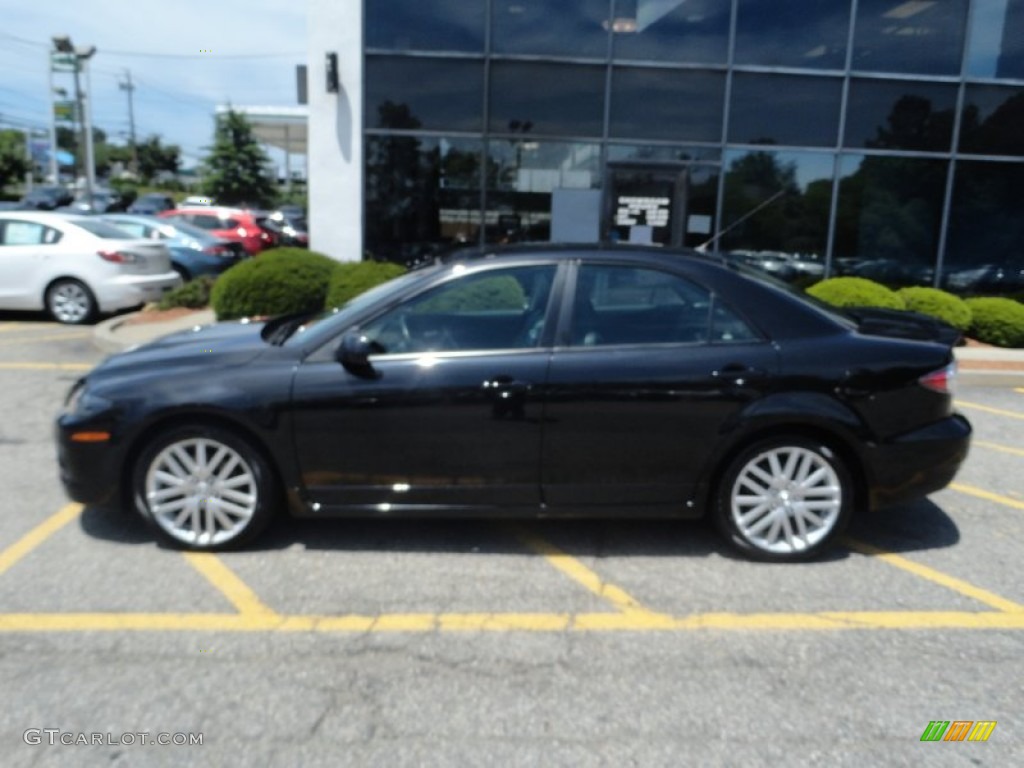 2006 MAZDA6 MAZDASPEED6 Grand Touring - Black Mica / Black photo #8