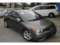 2007 Galaxy Gray Metallic Honda Civic EX Coupe  photo #3