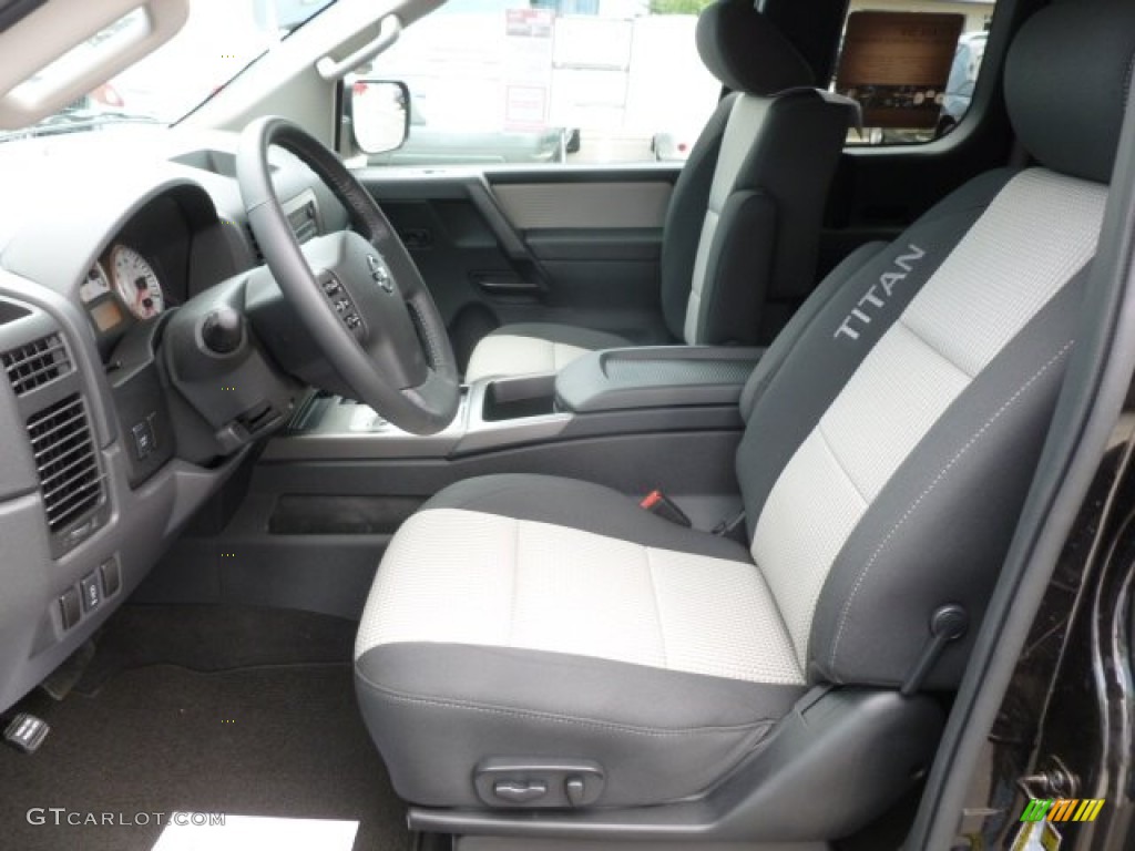Sport Apperance Gray/Charcoal Interior 2012 Nissan Titan SV King Cab 4x4 Photo #67632627