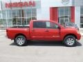 2012 Red Alert Nissan Titan SV Crew Cab 4x4  photo #8