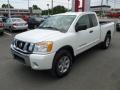 Blizzard White 2012 Nissan Titan SV King Cab 4x4 Exterior
