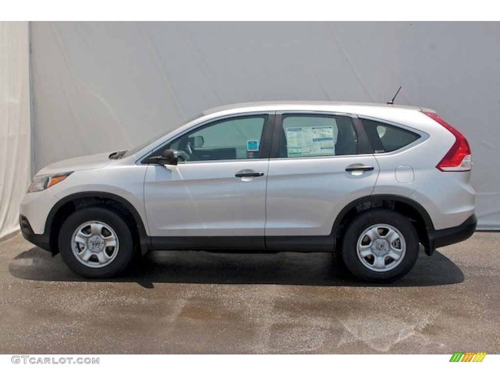 2012 CR-V LX - Alabaster Silver Metallic / Gray photo #4