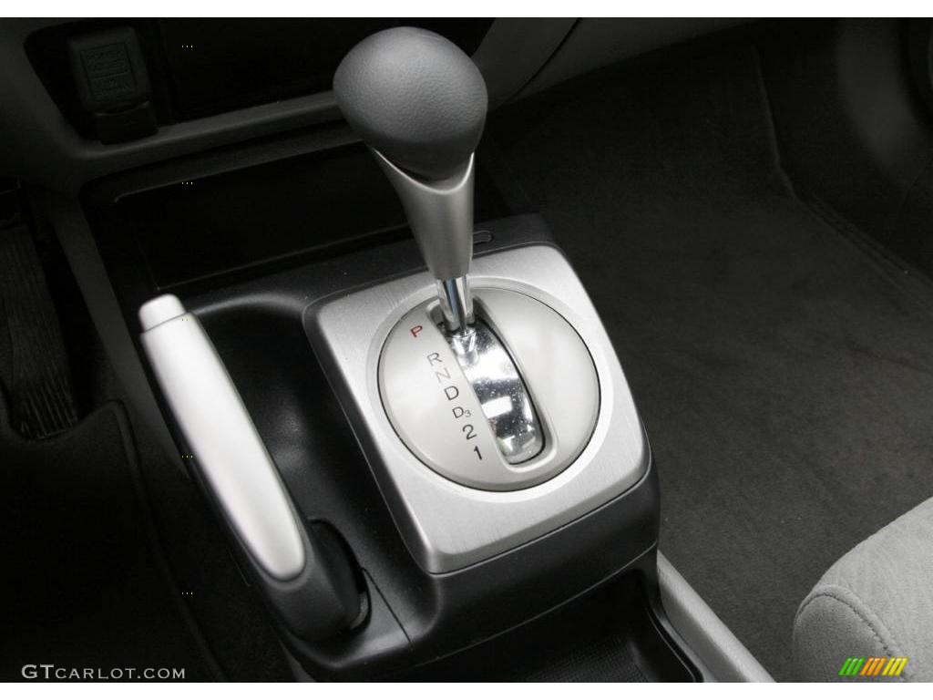 2007 Civic EX Coupe - Galaxy Gray Metallic / Gray photo #20