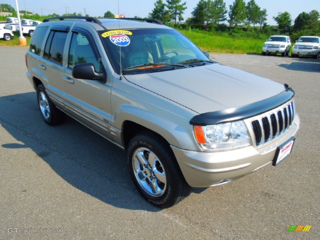 2003 Grand Cherokee Limited - Light Pewter Metallic / Taupe photo #2
